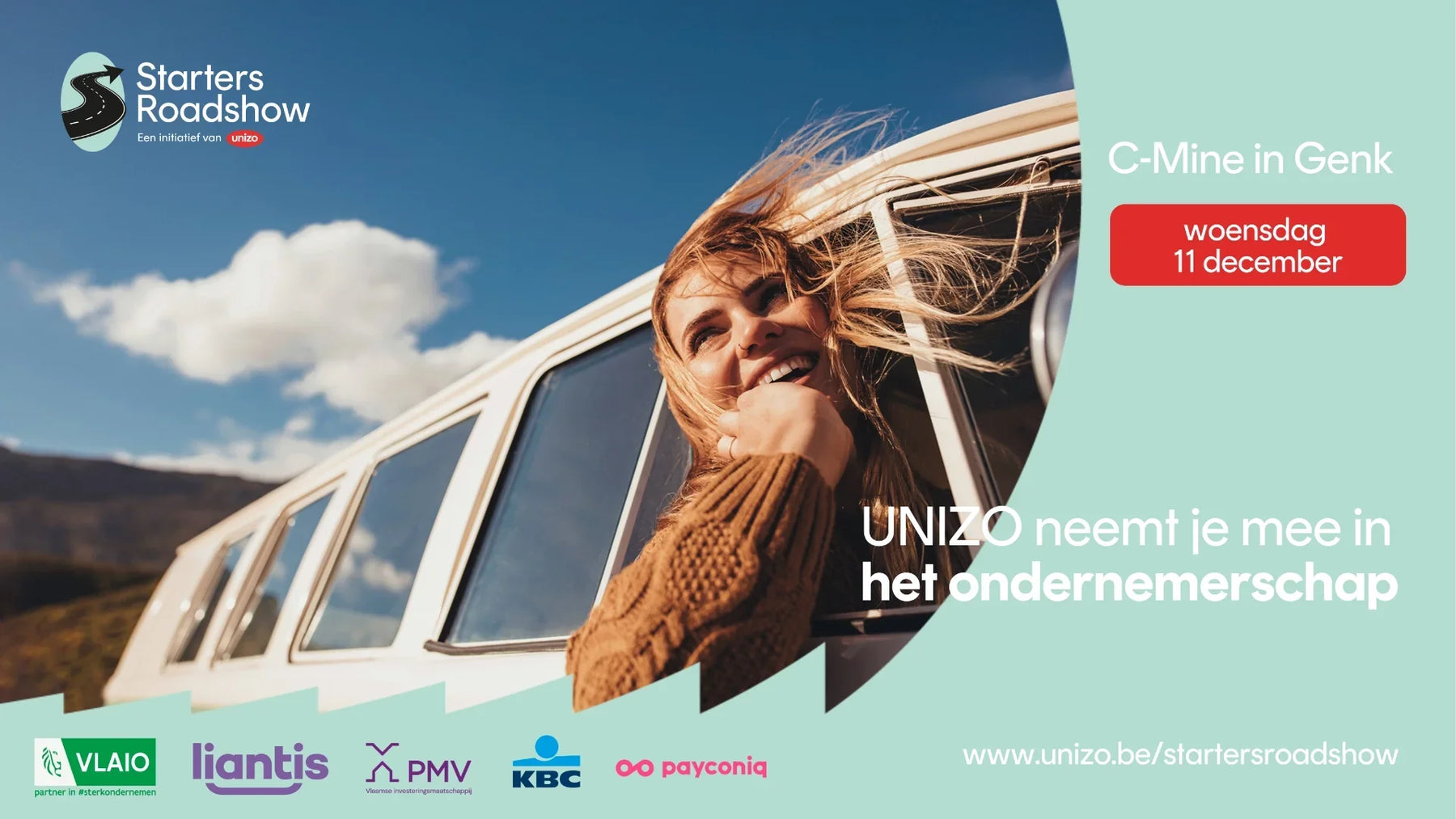 IKBAKFIETS inspireert op de Unizo Startersroadshow