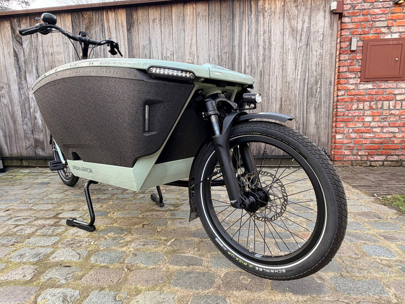Urban Arrow Family Next Pro Green Bakfiets (cargoline motor)