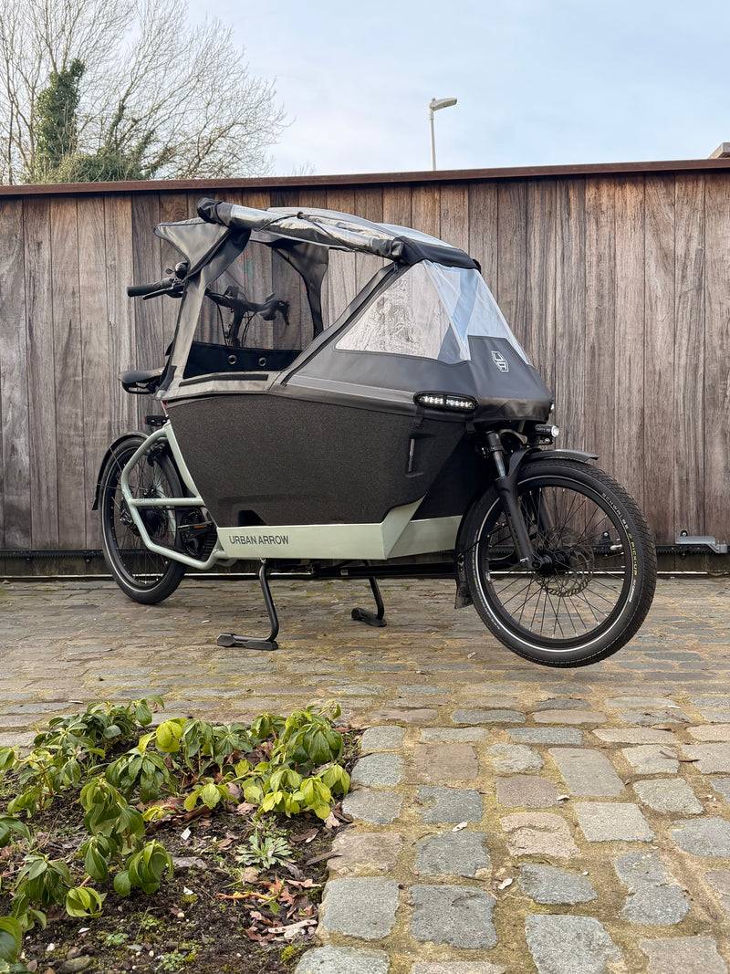 Urban Arrow Family Next Pro Green Bakfiets (cargoline motor)