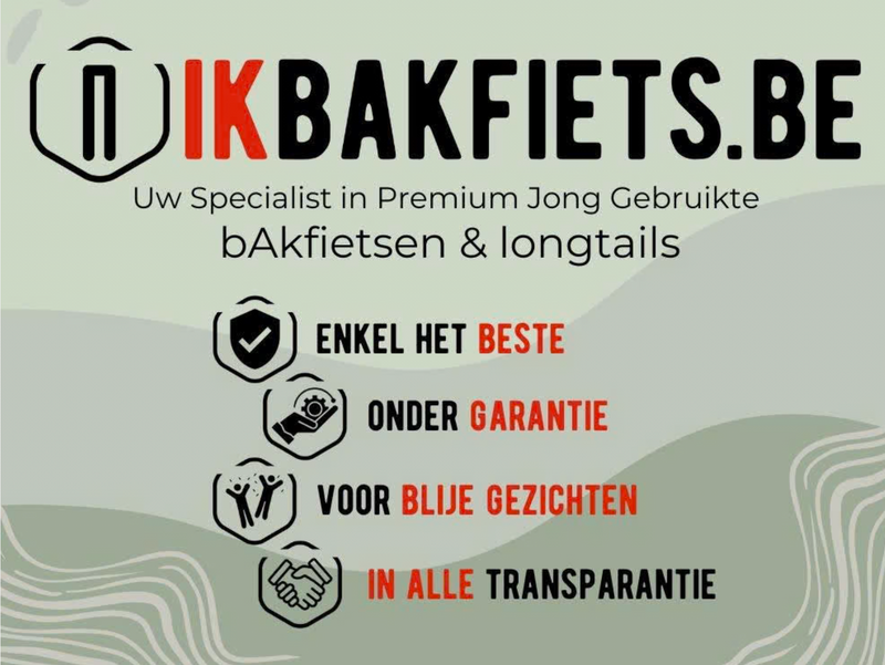 Urban Arrow Family NEXT mintgroen DIRECT LEVERBAAR