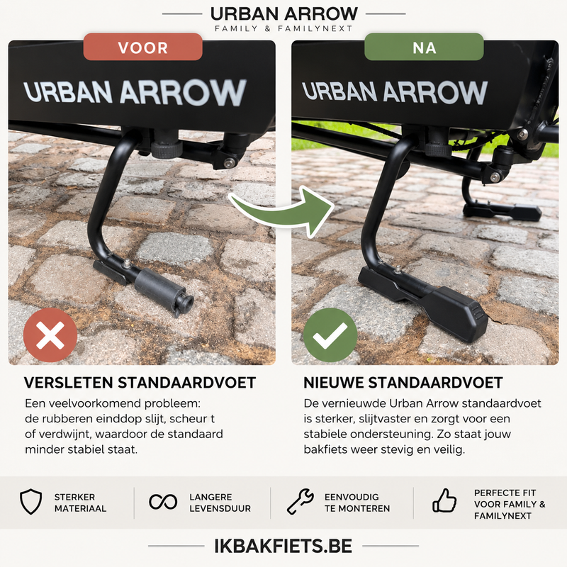 Standaard Einddop Rubberen Voetdop  |  Urban Arrow Family
