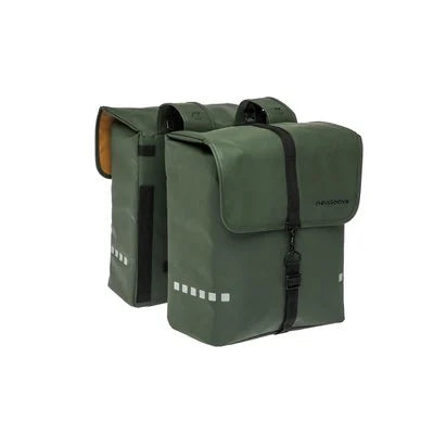 Fietstassen dubbel | New Looxs Odense | 2x39 Liter | Zwart