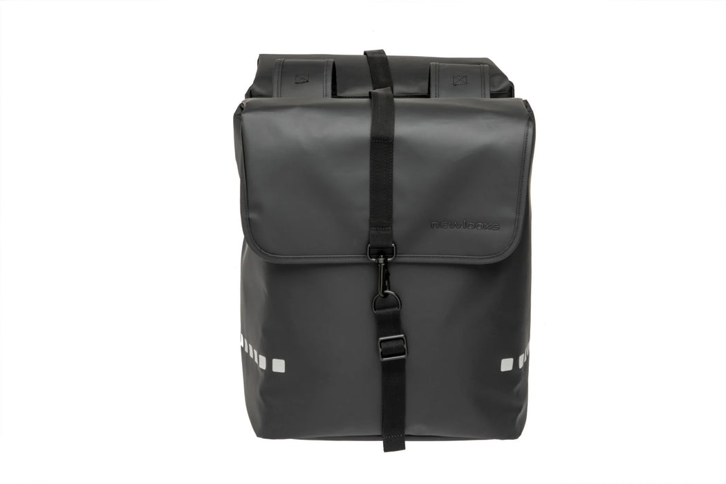 Fietstassen dubbel | New Looxs Odense | 2x39 Liter | Zwart
